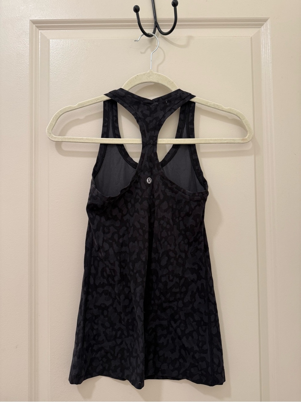 Lululemon Black Pattern Racerback Tank